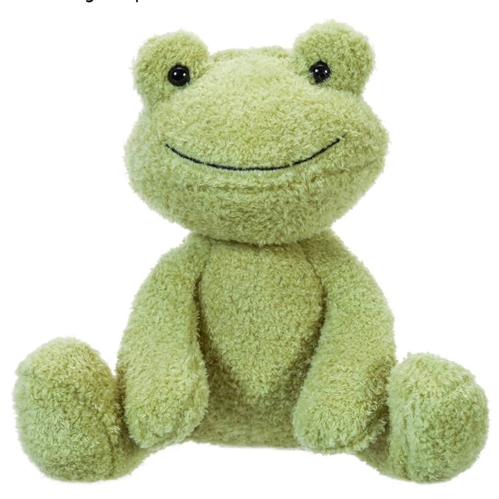 Apricot Lamb Velvet Frog Stuffed Animal Plush